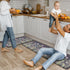 KIMODE Anti Fatigue Kitchen Mat, Non-Slip Farmhouse Floral Kitchen Rugs for Floor Sink and Office