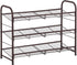 SONGMICS Shoe Rack, 3 Tier Shoe Organizer for Closet, Holds up to