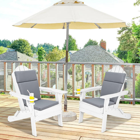 High-Density Foam Cushions for Adirondack Chairs - High Back Design