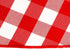 LinenTablecloth 15-Inch Red & White Checker Polyester Napkins (1-Dozen)