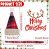 Geyoga 8 Pcs Mini Santa Hats and Scarves Decor Doll Christmas Accessories Small Gnome Hat for Craft DIY for Wine Bottle