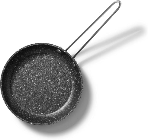 Starfrit The Rock 16cm Non-Stick Egg Fry Pan - 6.5" Durable Forged Aluminum, PFOA Free, Black