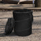 24 Gallons Collapsible Trash Can with Gloves, Camping Trash Can with Lid,