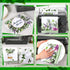 6 Pcs Herbs Kitchen Towels - Medical Herbs Dish Towels, Farmhouse Fresh Hand Towels, Gifts for Herb Lovers