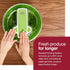 Zyliss Swift Dry Salad Spinner Large - Plastic Lettuce Colander and Spinner, Green