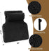 HOMBYS Sherpa Fleece Lumbar Support Pillow with Headrest for Recliner,Memory Foam Chair Cushion for Back Pain,Big High