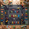 Tinideya Kids Playmat Rug 5x7 ft, Non-Slip Rubber Backing Traffic Road Playmat,