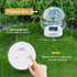 6.5-inch Decor(1 Floating Pool Lights Solar Powered, Glow in The Dark Warm White Solar Globe Pool Lights That Float