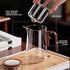 27.05 oz MACTANO Enchant Series Glass Magic Teapot with Magnetic Infuser, Modern Personal Tea Pot for Loose Leaf Tea
