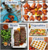 P&P CHEF Baking Sheet Pan Set of 2: Stainless Steel Baking Cookie Sheets Oven Tray, Rectangle 17.3” x 13”