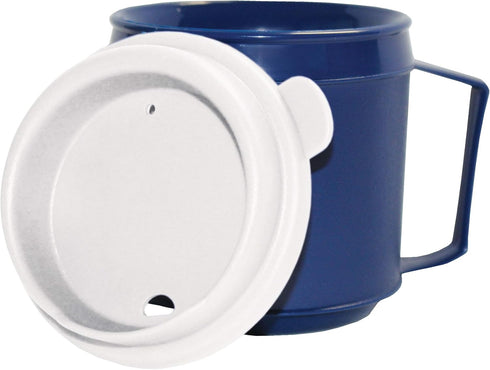 Rehabilitation Advantage Weighted Insulated Mug with Tumbler Lid (8oz), Blue