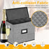Champagne Flute Storage Box,Quilted Stemware Storage Box Hard Shell,Stackable Champagne Glass Container,Wine Glass, Crystal Glassware, Drinkware Case for Moving Transport(Grey) by ouruer