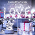 66Feet 200LEDs Fairy Lights Plug in, Pure White String Lights, Waterproof Flexible Silver Wire Starry Lights