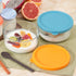 2 Packs 1-Quart Silicone Replacement Bowl Lids for Ultimate Glass Yogurt Containers, Reusable Yogurt Bowl Covers