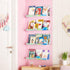 15" 4 Pack upsimples Acrylic Shelves for Wall Decor, Display Shelf for Perfume, Skincare, Nail Polish, Wall Organizer