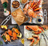 FFNIU 12 Pcs Crab Crackers and Tools, Lobster Nut Crackers for Crab Legs, Heavy Duty Seafood Picks Tools, Opener Home