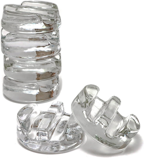 Trademark Innovations Glass Fermentation Pickling Jar Weights, Groove Grip Style, Set of 6