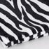 Zebra Print Rug, 3.6x2.5 Feet, Faux Animal Print, Non-Slip Area Rug for Living Room Bedroom Decor