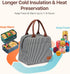 Bagseri Insulated Lunch Bag for Women, Reusable Leakproof Thermal Cooler Sack for Work and Picnic