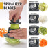 Mueller Pro-Series All-in-One 12 Blade Mandoline Slicer for Kitchen, Food Chopper, Vegetable Slicer, Cutter, Dicer,