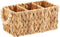 Mud Pie Woven Utensil Set - 9" x 4.5" - Brown