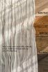 Ling's Moment 10Ft x 35" Wide Brilliant White Gauze Semi-Sheer Table Runner for Wedding Party Bridal Shower Decor