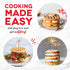DASH Deluxe Mini Maker for Individual Waffles, Hash Browns, Keto Chaffles, Included Brush and Cord Wrap, Easy to Clean