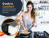 Linda’s Essentials Silicone Stove Gap Covers, 2 Pack Heat Resistant Oven Gap Filler, Easy to Clean (30 Inches, Black)