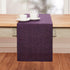 Solino Home Linen Table Runner - 100% Pure Linen Grape Table Runner 14 x 36 Inch for Dresser and Coffee Tables - Athena