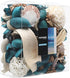 Qingbei Rina Summer Potpourri, Ocean Scent Dried Flower, Blue Decorative Bowl Vase Filler, Home Fragrance Sachet