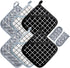 Heat Resistant Potholders Hot Pads - 6 Kitchen Pot Holders Set with 2 Pan Hot Handle Holders for Cooking