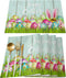 Artwork Store Easter Placemats Set of 6, Cotton Linen Heat Resistant Table Mats for Holiday Dining Decor
