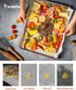 Katbite 75Pcs White Parchment Paper Sheets, 12x16IN, Non-Stick Heavy Duty Baking Paper for Air Fryer, Oven