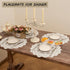 2 15" Jayla Pcs Round Lace Placemats for Tables Embroidered Vintage Crochet Floral Lace Table Runner Vintage Wedding