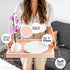 17.5"x12" Home Redefined Modern Elegant Rectangle Baby Pink Tray Glossy Shagreen Faux Leather Decorative Ottoman Coffee