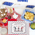 LooPoP Placemats Set of 6, Independence Day 4th of July Placemat for Dining Table Decorations, Cute Gnome Patriotic