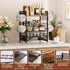 4 12 Countertop Plaviya Coffee Bar Station Organizer, Tier K Cup Organizer Mug Holder with Hooks, Coffee Pod Holder