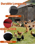 YQDHYLYH Chicken Oyster Shell Feeder and Grit Feeder Metal Chicken Feeder Chicken coop Accessories Automatic Chicken