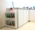Mobile Shelving Unit Organizer for Laundry Room with 3 Large Storage Baskets, Slim Slide Out Pantry Rack for Narrow