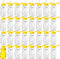 Thenshop 32 Pack Honey Bear Bottle with Straws Empty Plastic Cup Honey