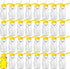 Thenshop 32 Pack Honey Bear Bottle with Straws Empty Plastic Cup Honey