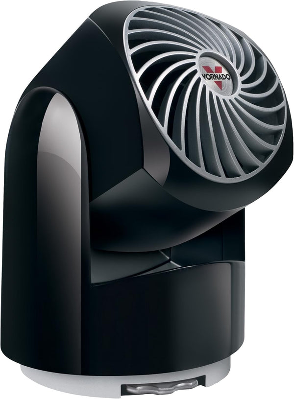 Vornado Flippi V8 Compact Air Circulator Fan, Quiet Portable Travel Fan, Adjustable Head, 2 Speeds, Black
