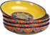 Bico Tunisian Ceramic Dinner Bowls, Set of 4, 35oz, Microwave & Dishwasher Safe