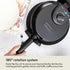 BELLA Classic Belgian Waffle Maker - Rotating with Nonstick Plates, Adjustable Browning Control, Black