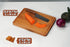 13 8.7 Inch Solid Teak Wood Cutting Board One Piece Non Glued Thick Crack Resistant Wooden Chopping Board
