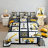 Feelyou Boys Construction Bedding Set Twin Size Kids Machinery Truck Comforter for