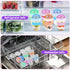 Torchero 4 Pack 20 oz Yogurt Parfait Cups with Lids Reusable - Overnight Oats Containers with Lids Folding Spoons