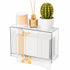 Cq acrylic Multifold Paper Towel Dispenser & Box for Bathroom,Home,Counter Top or