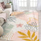 Lahome Pink Carpet for Living Room - 4x6 Area Rug for Bedroom