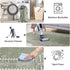 NICETOWN Green Kitchen Rug Runner - 2x6 Washable Non Slip Vintage Rug Runner for Hallways Bedroom Laundry